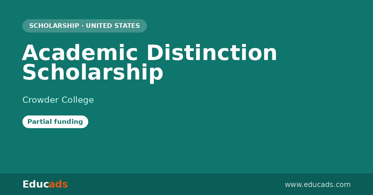 Academic Distinction Scholarship scholarship