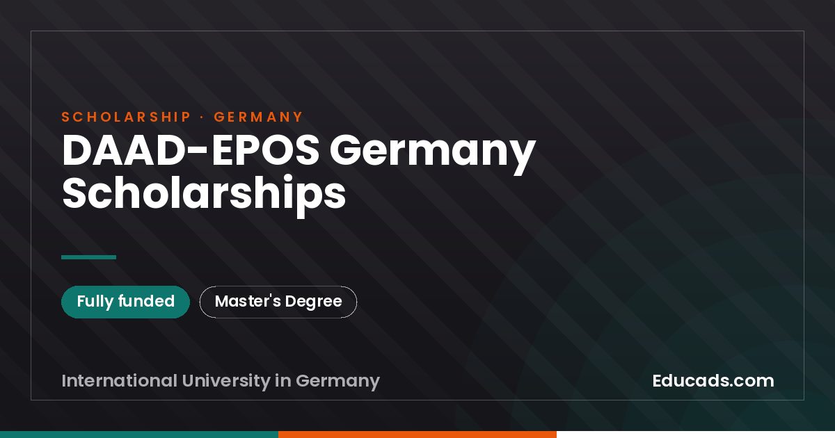 DAAD-EPOS Germany Scholarships scholarship