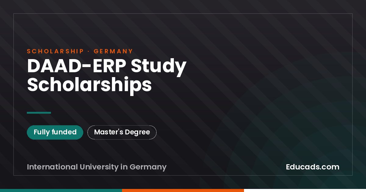 DAAD-ERP Study Scholarships scholarship