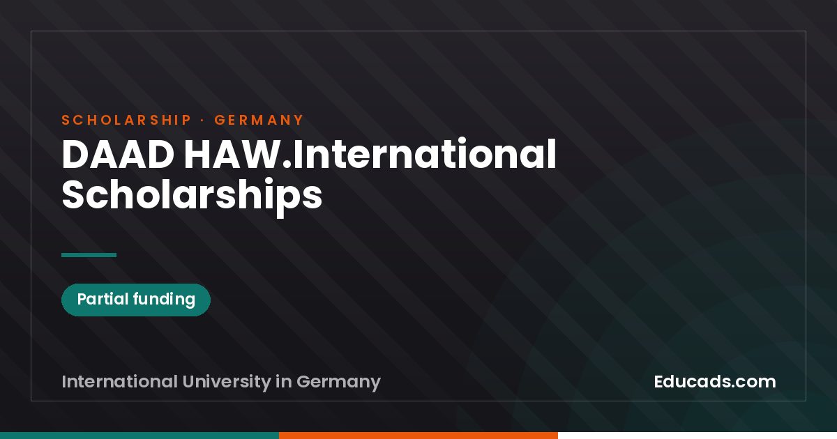 DAAD HAW.International Scholarships scholarship