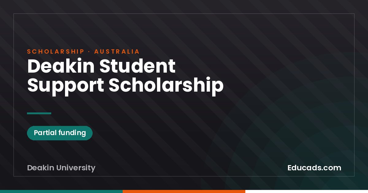 Deakin Student Support Scholarship scholarship