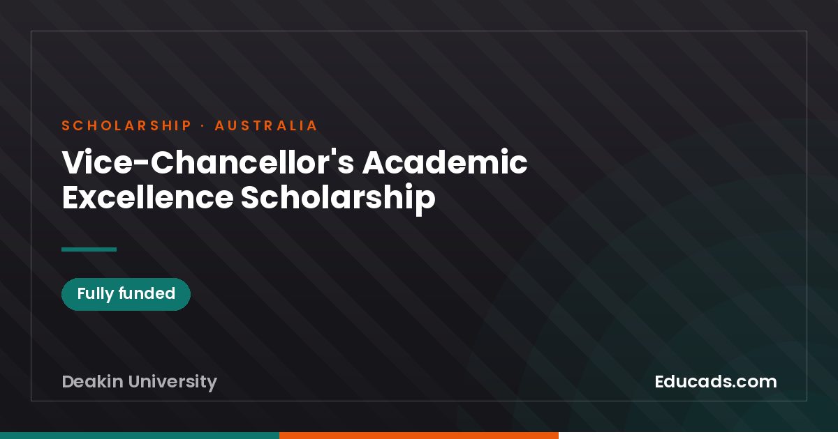 Vice-Chancellor's Academic Excellence Scholarship scholarship