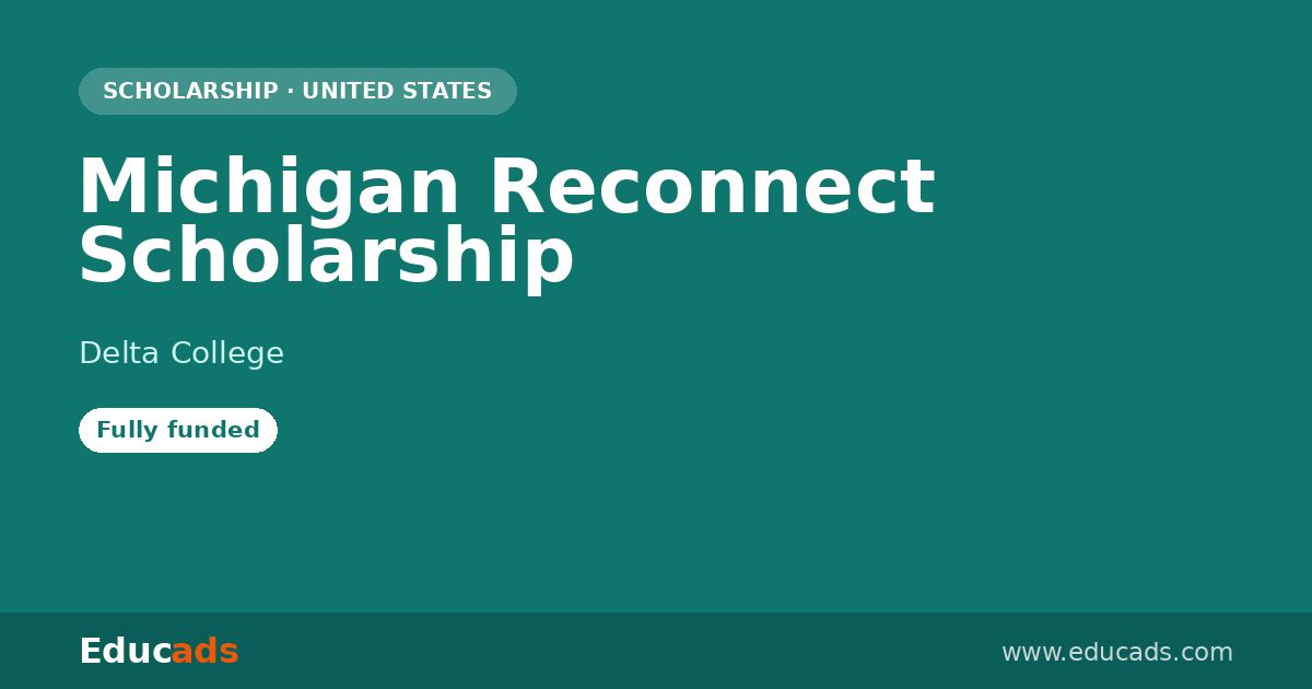 Michigan Reconnect Scholarship scholarship