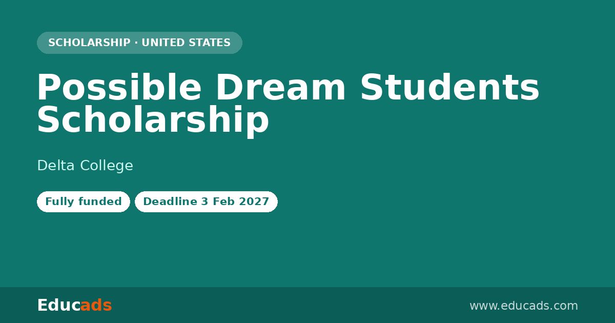 Possible Dream Students Scholarship scholarship