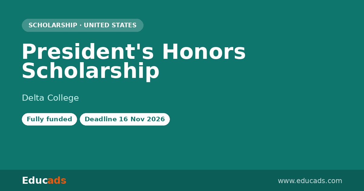 President's Honors Scholarship scholarship
