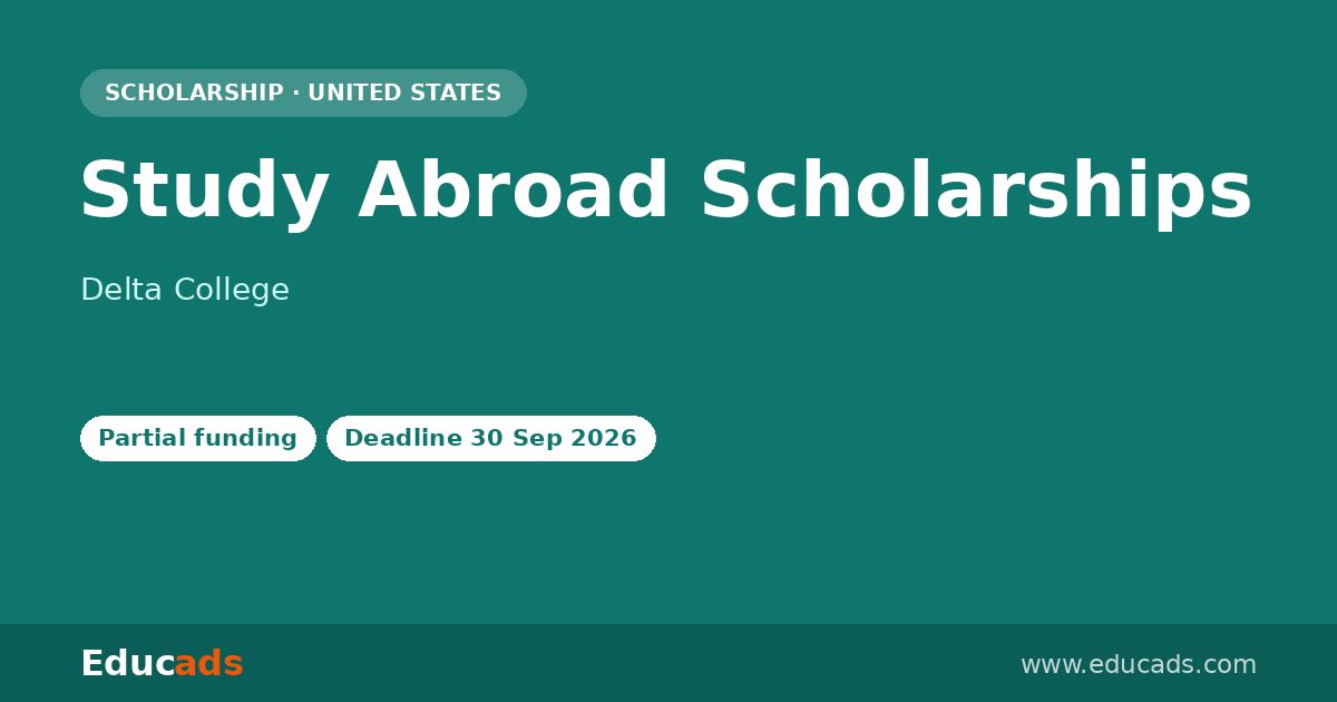 Study Abroad Scholarships scholarship