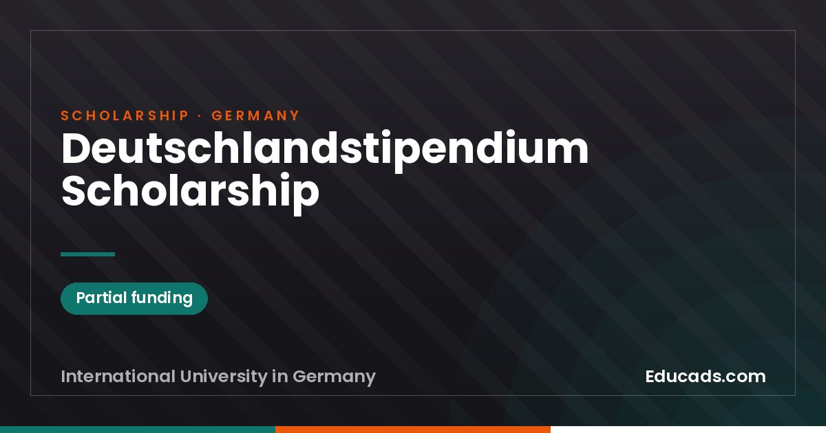 Deutschlandstipendium Scholarship scholarship