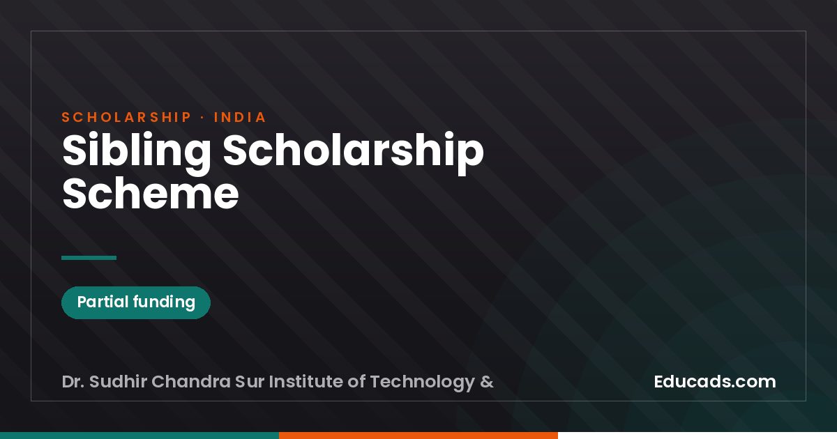 Sibling Scholarship Scheme scholarship
