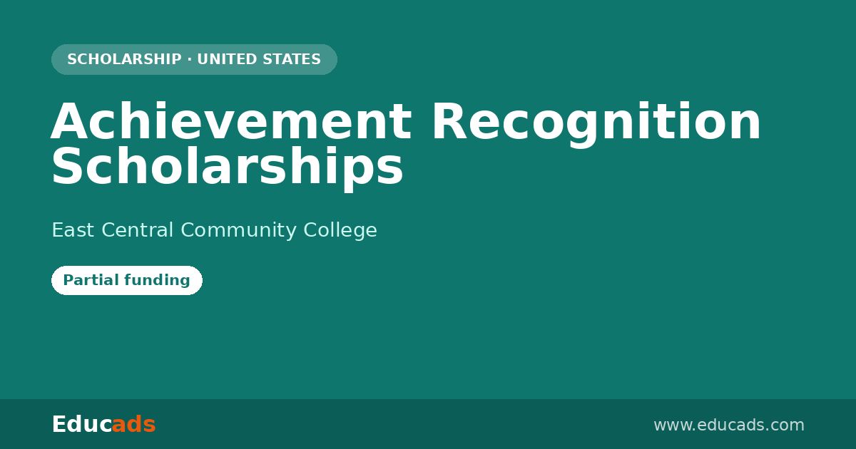 Achievement Recognition Scholarships scholarship