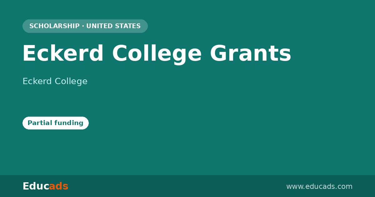 Eckerd College Grants scholarship