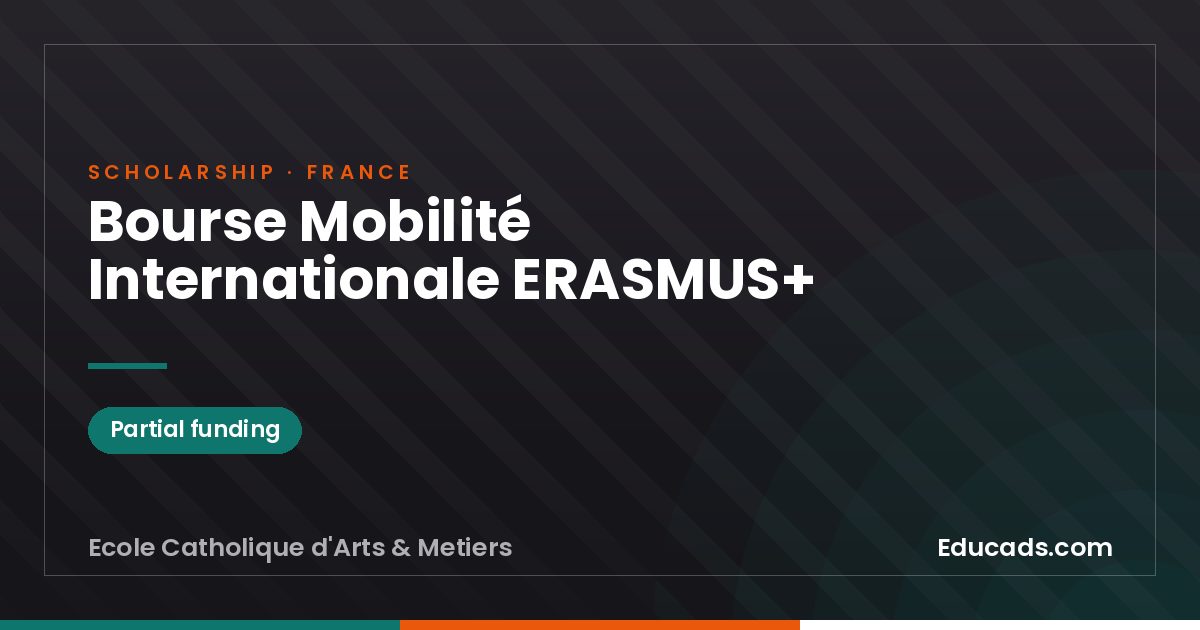 ERASMUS+ International Mobility Scholarship scholarship