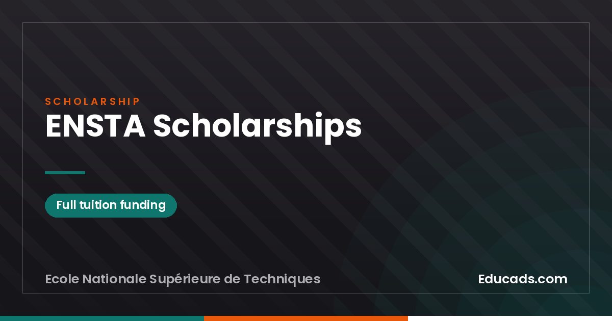 ENSTA Scholarships scholarship