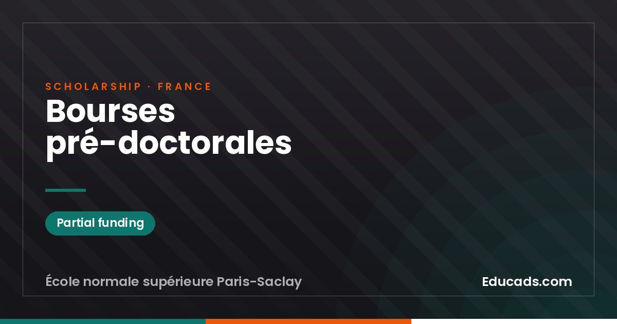 Pre-doctoral Scholarships scholarship