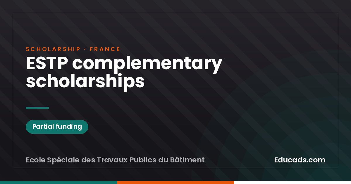 ESTP complementary scholarships scholarship