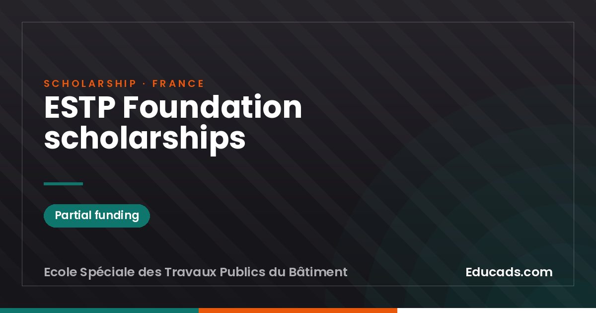ESTP Foundation scholarships scholarship
