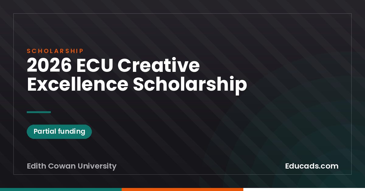 2026 ECU Creative Excellence Scholarship scholarship