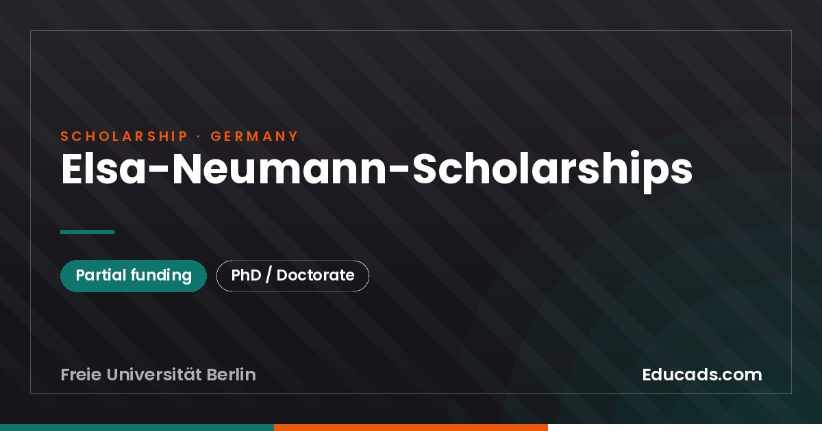 Elsa-Neumann-Scholarships scholarship