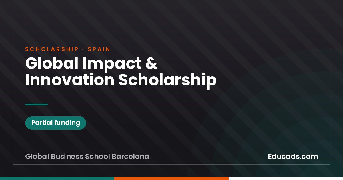 Global Impact & Innovation Scholarship scholarship