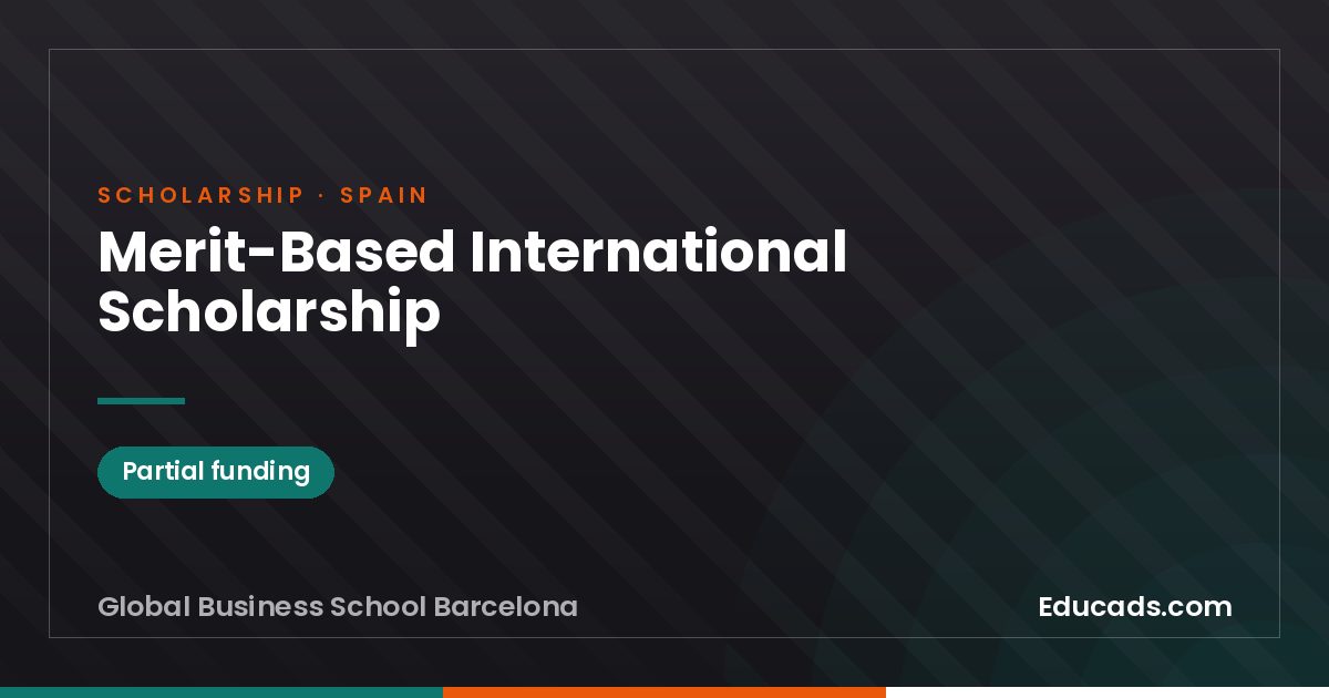 Merit-Based International Scholarship scholarship