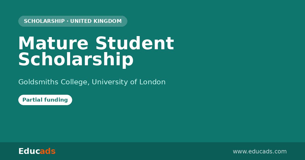 Mature Student Scholarship scholarship
