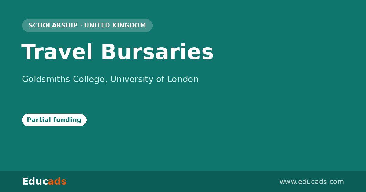Travel Bursaries scholarship