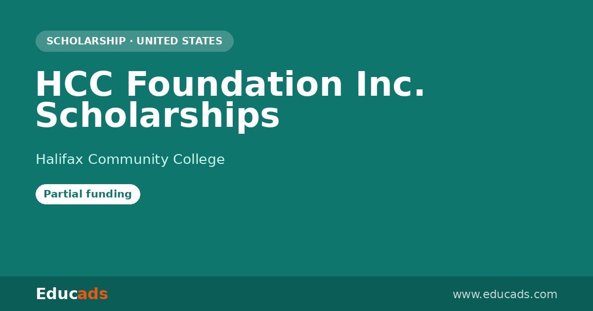 HCC Foundation Inc. Scholarships scholarship