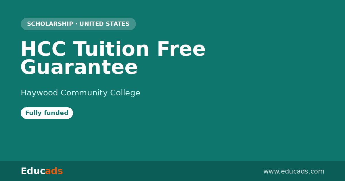 HCC Tuition Free Guarantee scholarship