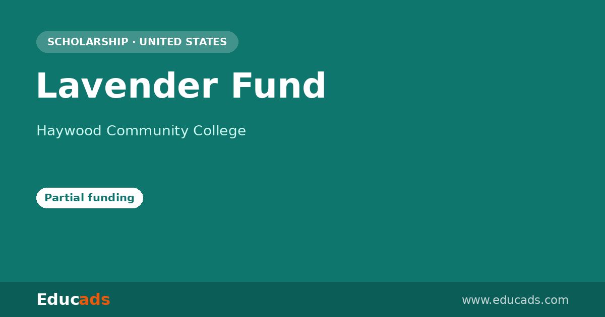 Lavender Fund scholarship