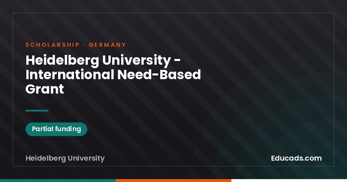 Heidelberg University - International Need-Based Grant scholarship
