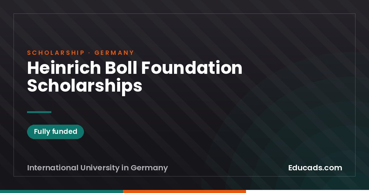 Heinrich Boll Foundation Scholarships scholarship