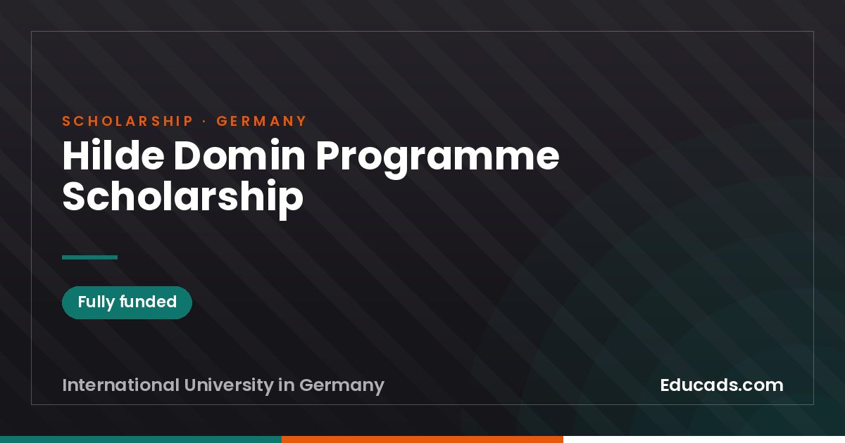 Hilde Domin Programme Scholarship scholarship