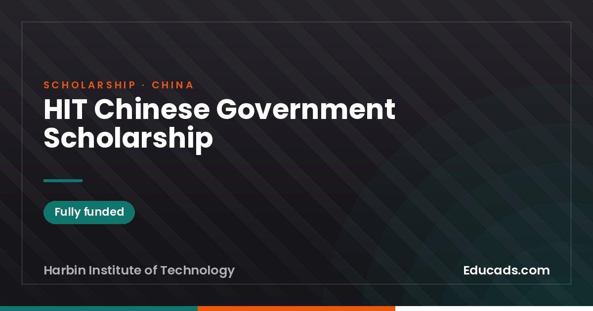 HIT Chinese Government Scholarship scholarship