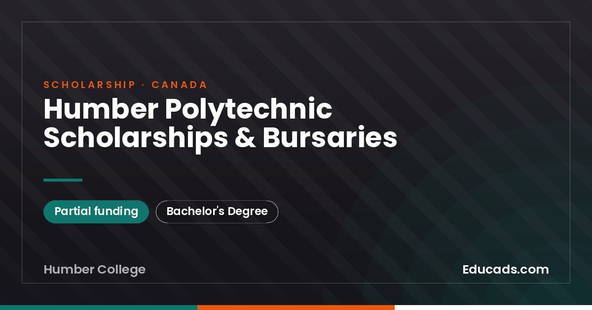 Humber Polytechnic Scholarships & Bursaries scholarship