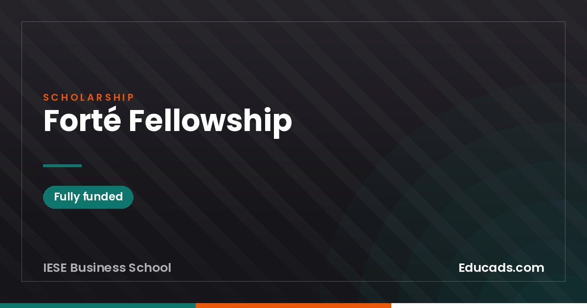 Forté Fellowship scholarship