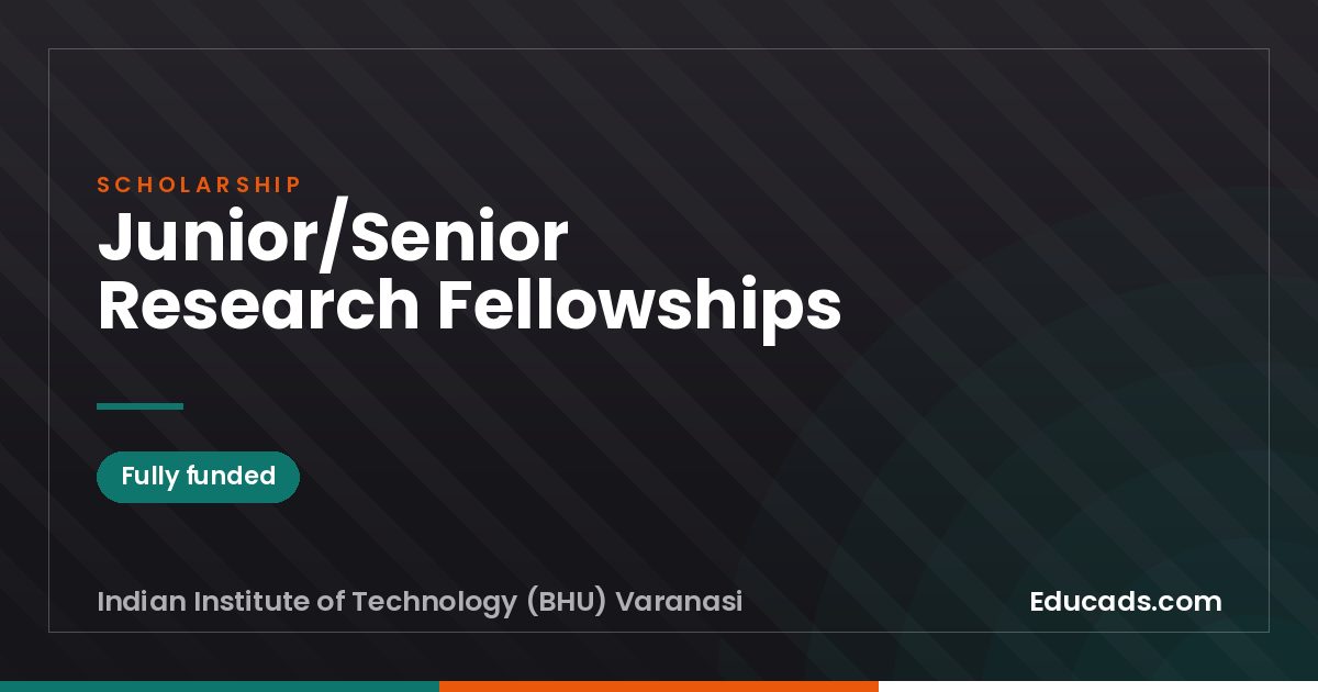 Junior/Senior Research Fellowships scholarship