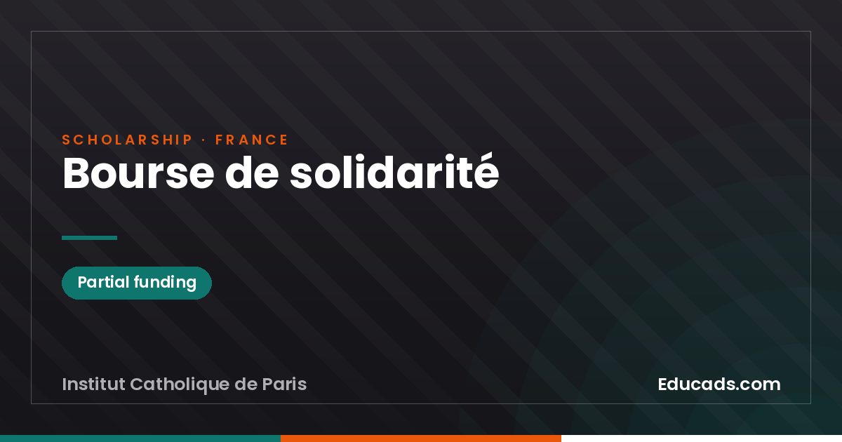 Solidarity Scholarship scholarship