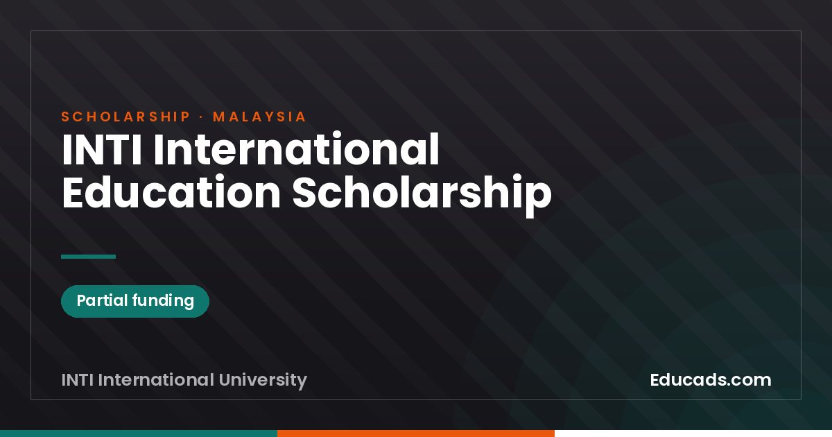 INTI International Education Scholarship scholarship