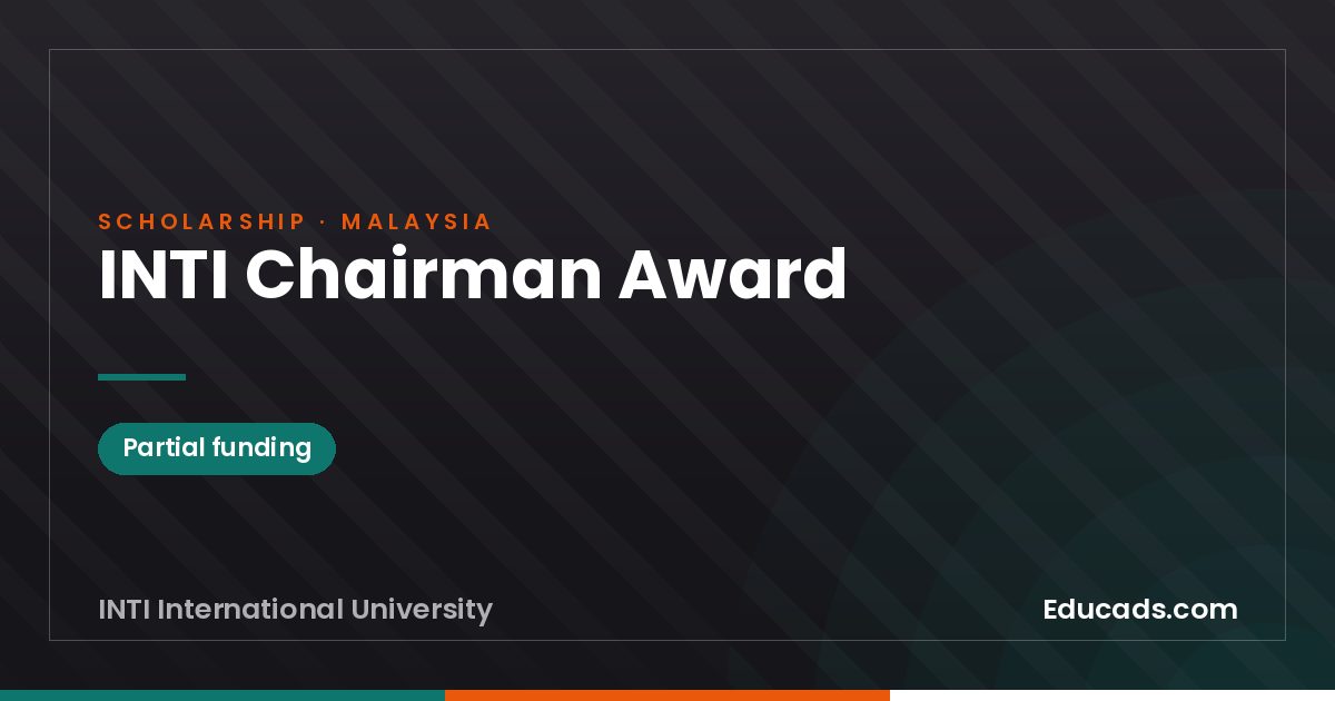 INTI Chairman Award scholarship