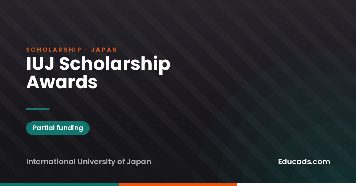 IUJ Scholarship Awards scholarship