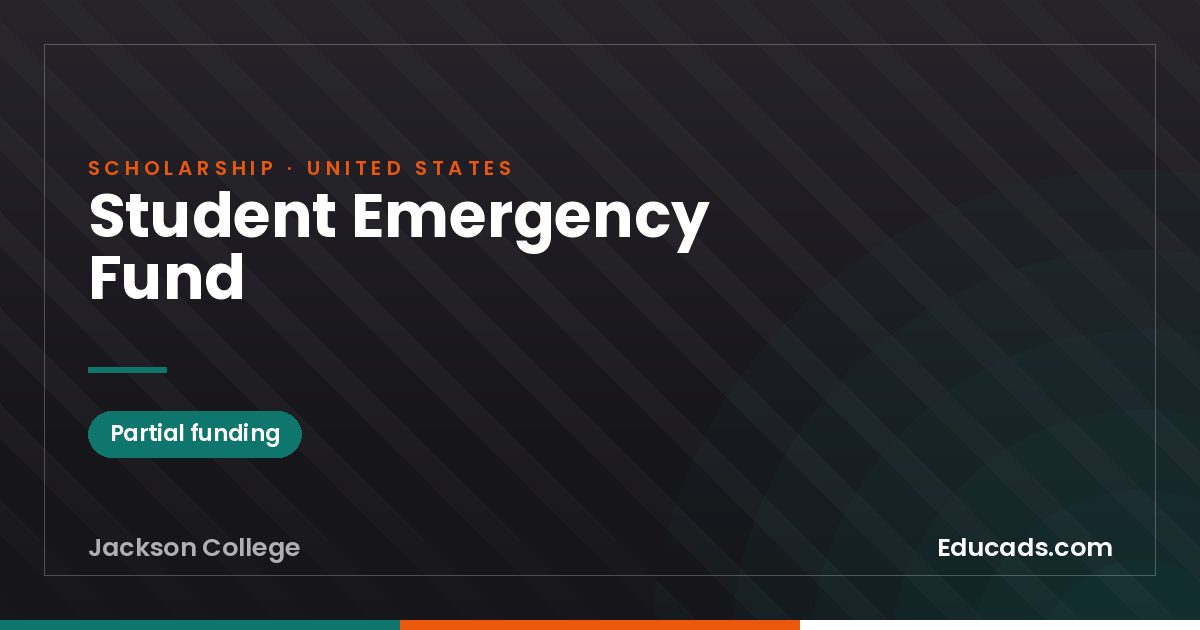 Student Emergency Fund scholarship