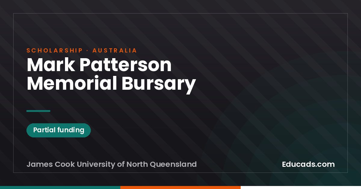 Mark Patterson Memorial Bursary scholarship