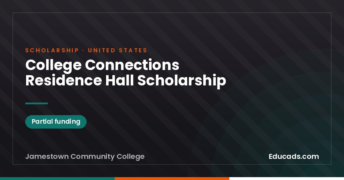 College Connections Residence Hall Scholarship scholarship