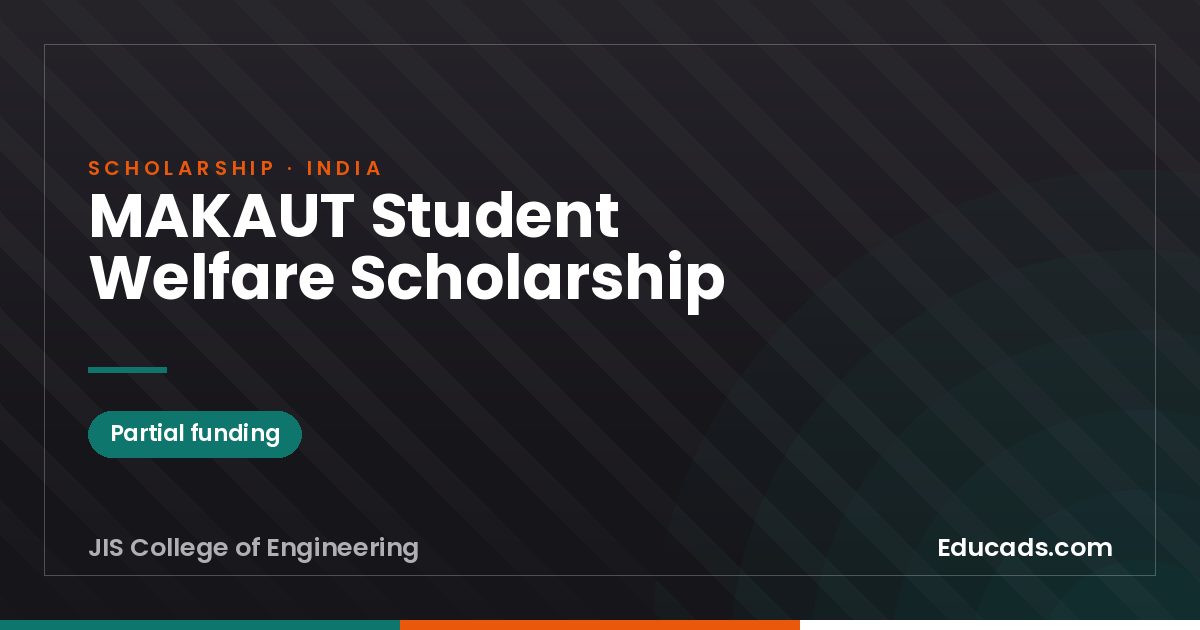 MAKAUT Student Welfare Scholarship scholarship