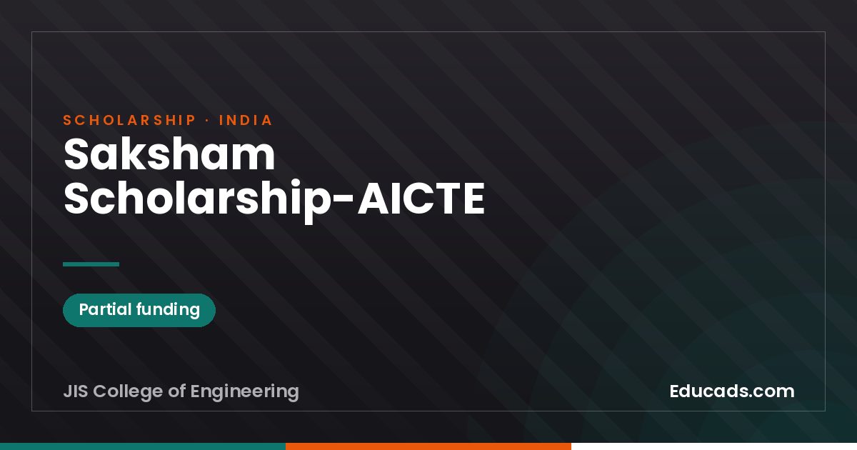 Saksham Scholarship-AICTE scholarship