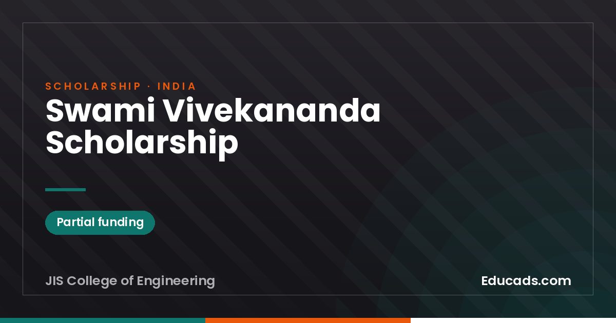 Swami Vivekananda Scholarship scholarship