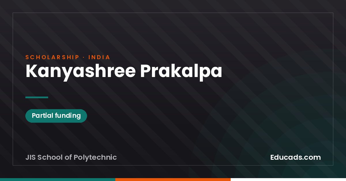 Kanyashree Prakalpa scholarship
