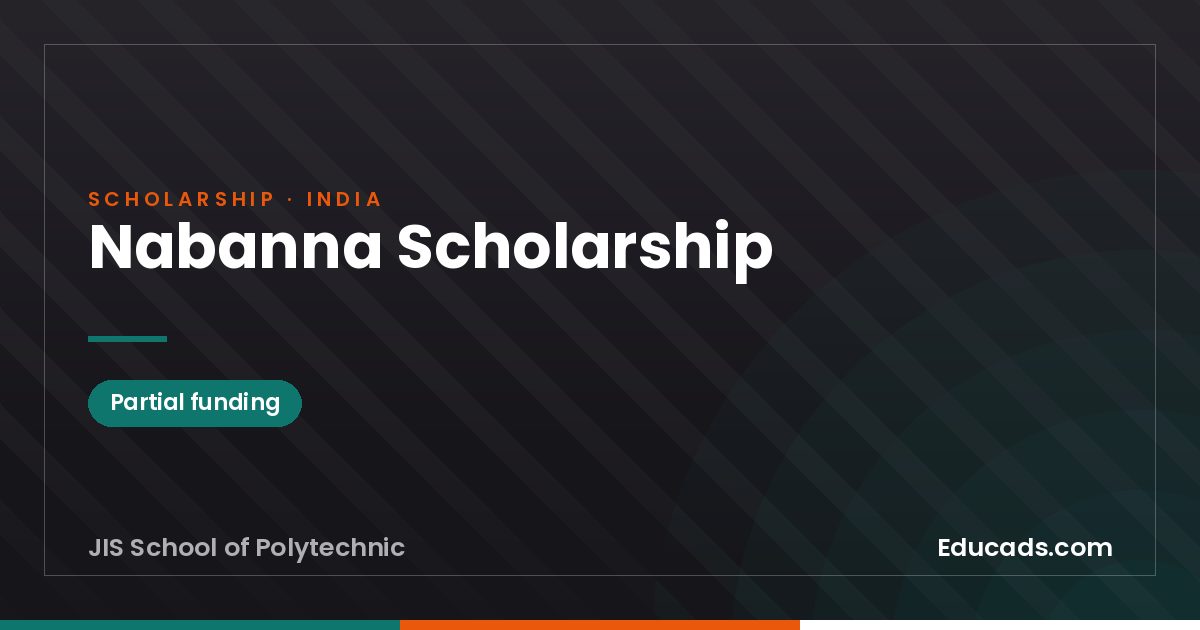 Nabanna Scholarship scholarship