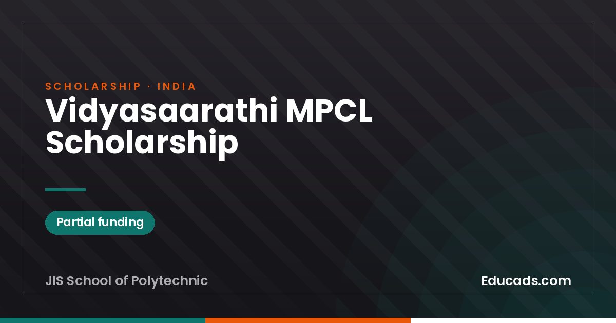 Vidyasaarathi MPCL Scholarship scholarship
