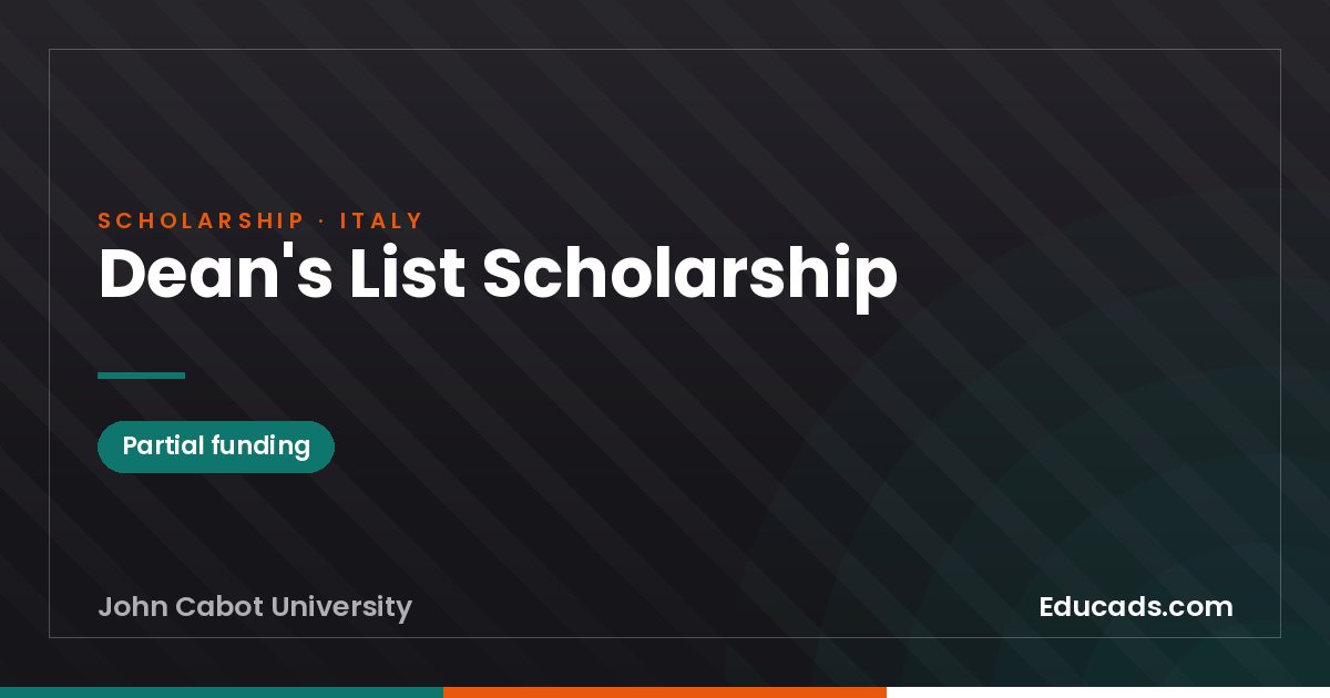 Dean's List Scholarship scholarship