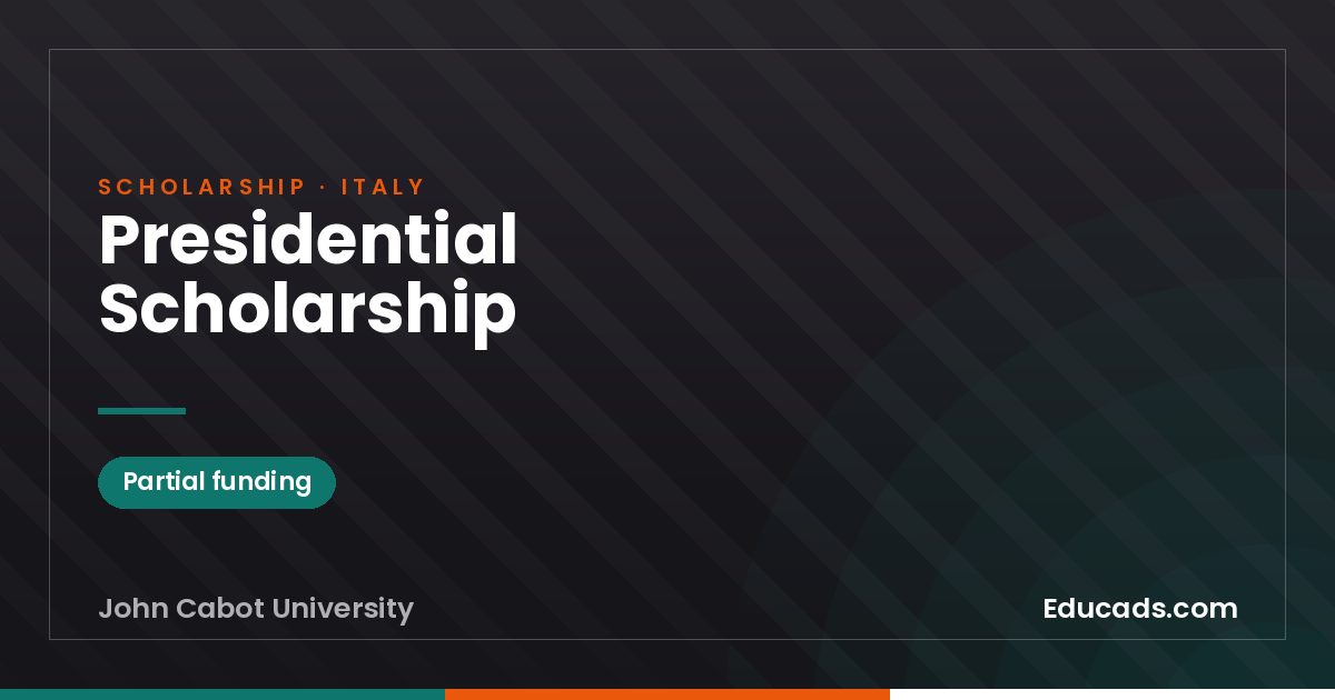 Presidential Scholarship scholarship
